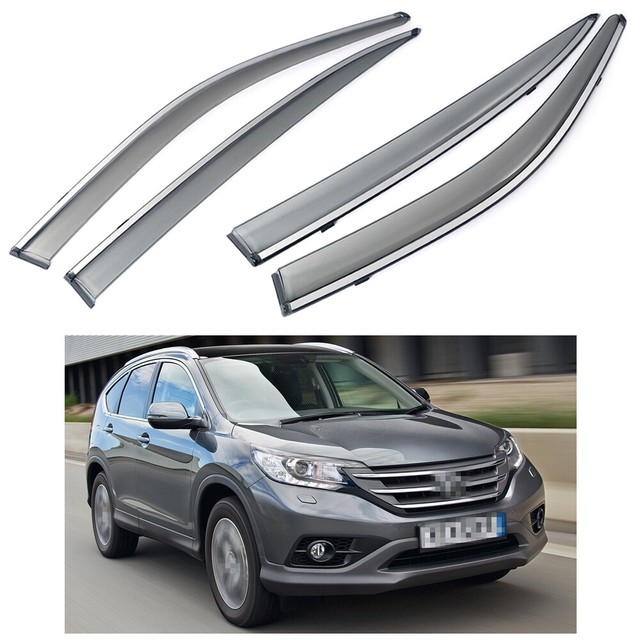Window Visor Vent Shade Rain/Sun/Wind Guard Deflectors for CRV 20122016 Honda eBay