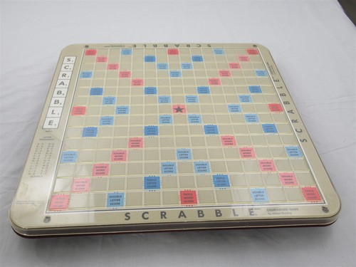 SCRABBLE 1989 Deluxe Edition #4034 Turn Table Base Complete Box Milton Bradley - Picture 8 of 12