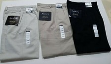 Boys Arrow Pleated Front Style A856000 Cement Khaki Black School Pants Size 18