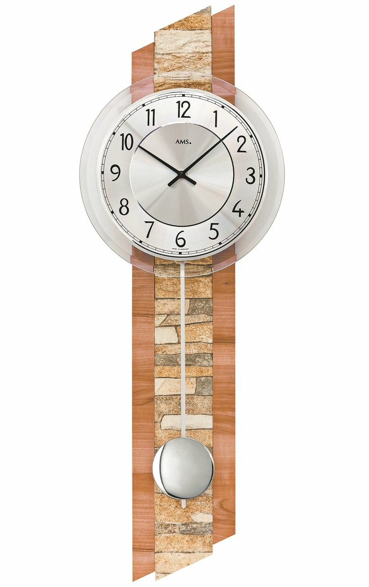 AMS 7424 Wanduhr mit batteriebetriebenem Quartzwerk