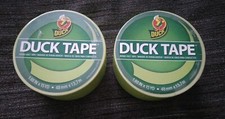 2 Packs Duck 1.88 in. x 15 yd. Fluorescent Citrus Colored Duct Tape