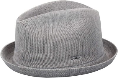 Kangol Tropic Player 792179366833 NEW Men's Hat Polyester Blend GRAY SMALL