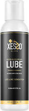 Water-Based Creamy Lube, Unscented 4 Fl Oz, Thick White Gel-Like Slippery Glide,