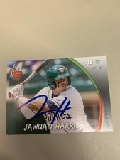 Jawuan Harris 2019 Signed Fort Wayne Tin Caps Team Card
