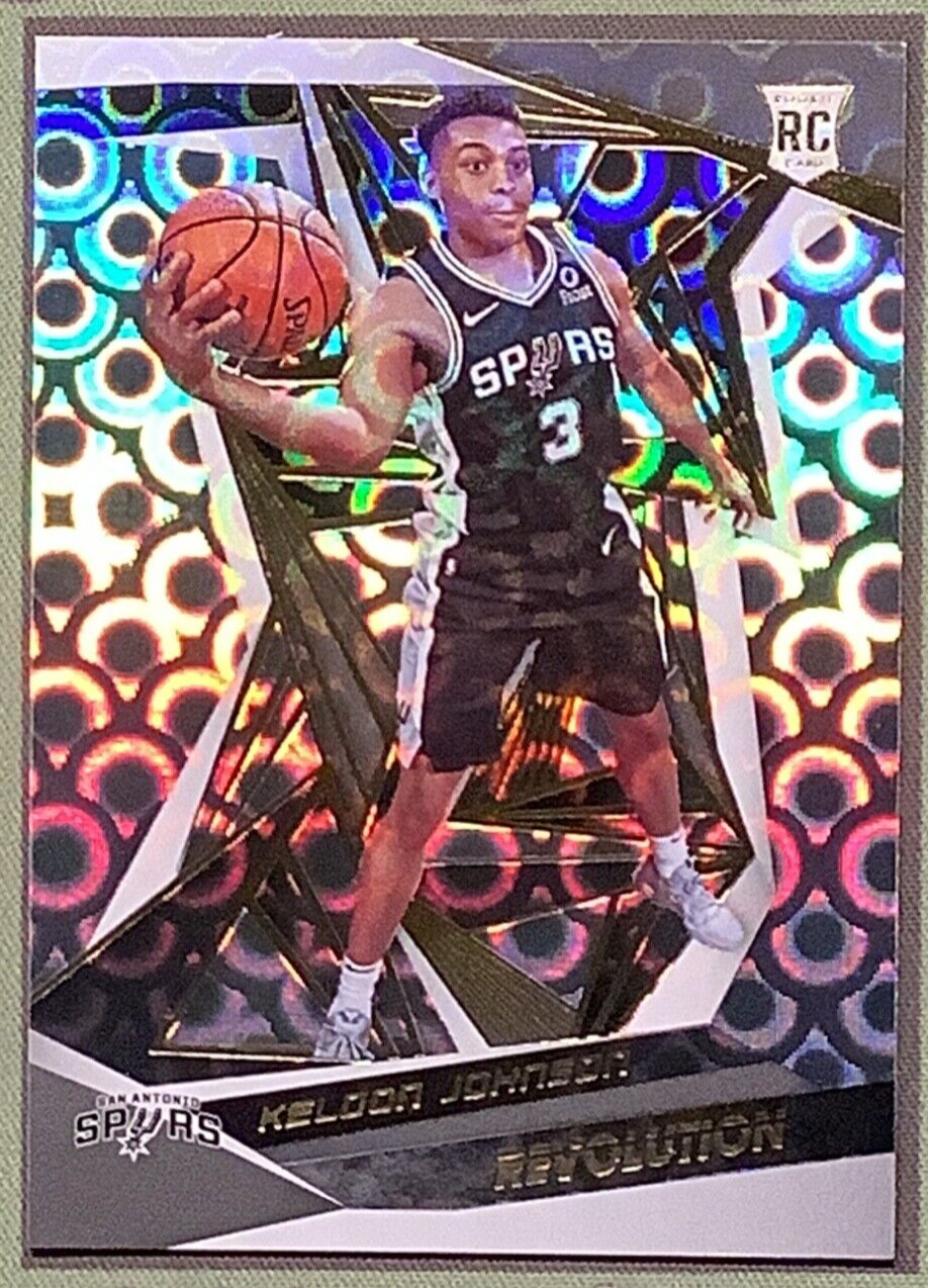2019-20 Panini Revolution Keldon Johnson Groove Rookie RC #127 SA Spurs