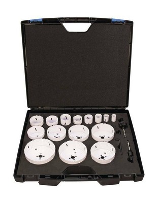 Promat Lochsägensatz 18 teilig 19-114 mm Schnitt-T. 38mm Bi-Metall