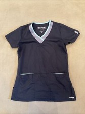 Grey  s Anatomy XS scrub top active Grey Aqua