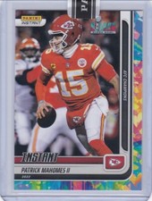 Patrick Mahomes II CHIEFS 2022 PANINI INSTANT AFC CHAMPIONS #243 VERSICOLOR 4/5
