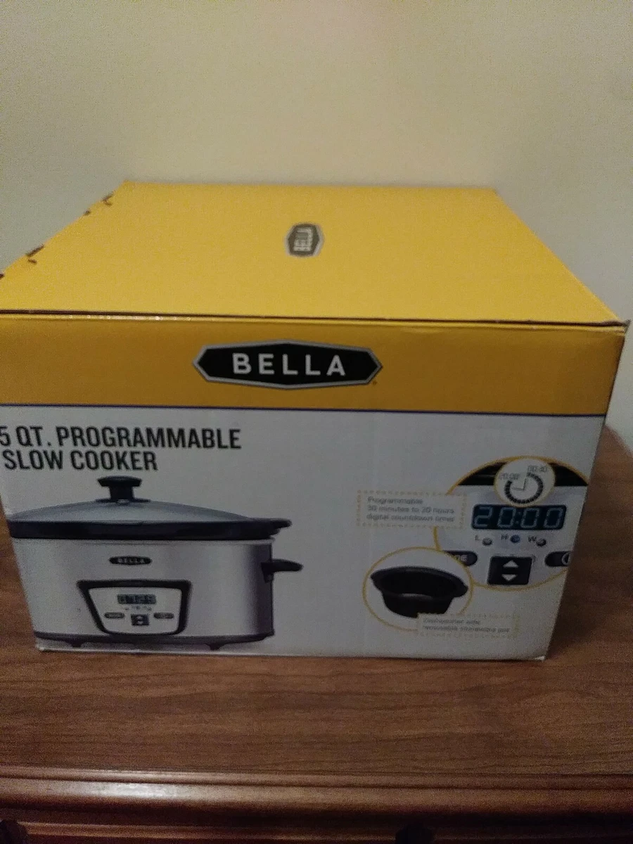 Bella 5 Qt Programmable Crockpot