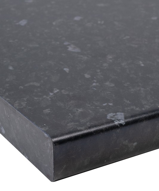 Black Slate / Granite Matt Laminate Kitchen Worktop 28mm + Free Edging