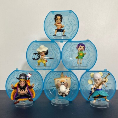 BANDAI Gashapon Figure One Piece Vol 7 naval battle of 6PCS