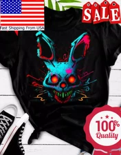 Psychedelic Bunny Psycho Bunny T-Shirt