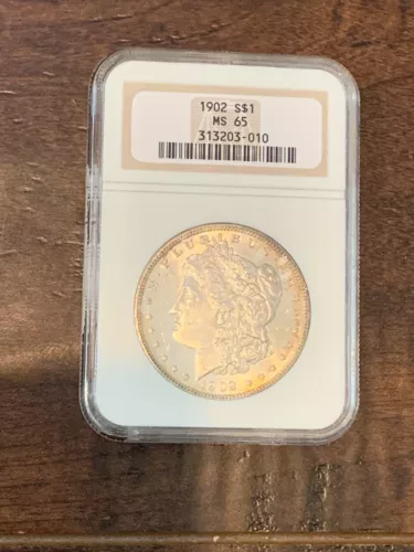 1902 Morgan Silver Dollar MS65 NGC - Free Shipping!