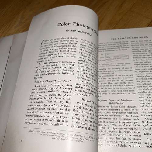 1935 ARMOUR INSTITUTE OF TECHNOLOGY Magazine THE ARMOUR ENGINEER now IIT - Picture 4 of 10