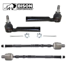 Bison Performance 4pc Inner & Outer Tie Rod End Kit For Forester Legacy AWD