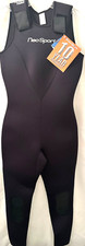 NeoSport Women s Black 7mm Sleeveless Wetsuits Long Janes Sz 4, 8 NEW