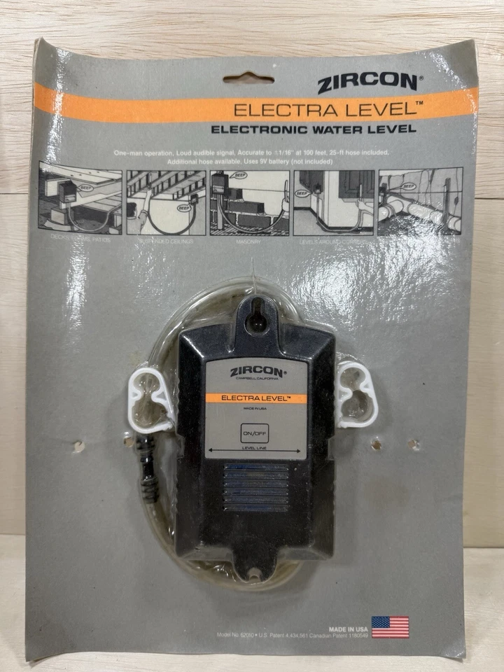Zircon Electra Level Electronic Water Level - Model 62010 Made In U.S.A. Sealed - Image 2 of 4