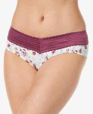 Warner's Womens No Muffin Top Hipster Multi-Color Pantie Size Small 5 New