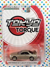 GREENLIGHT TOKYO TORQUE Series 1 2001 NISSAN SKYLINE GT-R R34 M-SPEC NEW B1