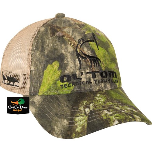 DRAKE WATERFOWL OL TOM TURKEY CAMO MESH BACK LOGO HAT BALL CAP - Bild 4 von 7