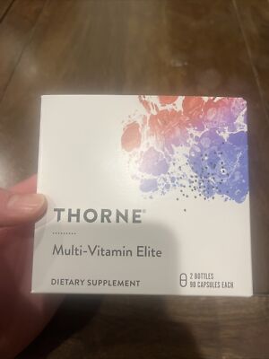 thorne multivitamin elite  2 Bottles 90 Capsules Each. 30 Servings Per Container