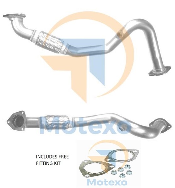 BM50420 Abgasrohr Anschlussrohr Set +Fitting Kit, 2 Jahre Garantie, Front-image