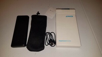 Anker PowerCore Lite 20000mAh PORTABLE CHARGER / POWER BANK 2-USB Ports 4.8A BLK