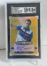 2017 Paul Mcbeth • Gold 1/1• Auto Proof• Leaf Metal • SGC 9.5/10•GOAT•