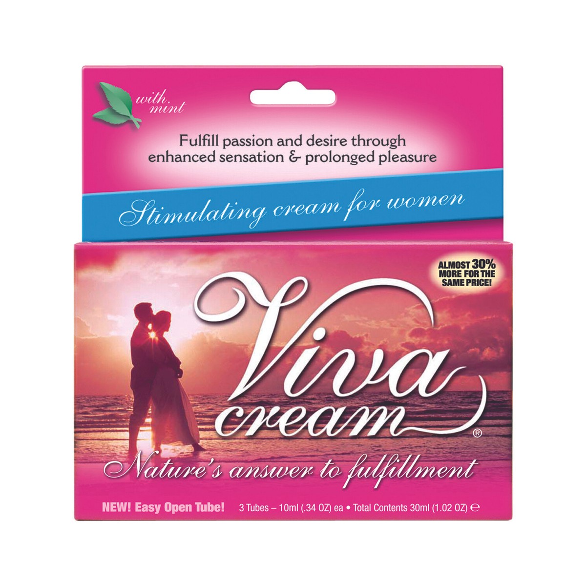 Swiss Navy VIVA Cream Clitoral Gel Lube🍯Warming Tingling