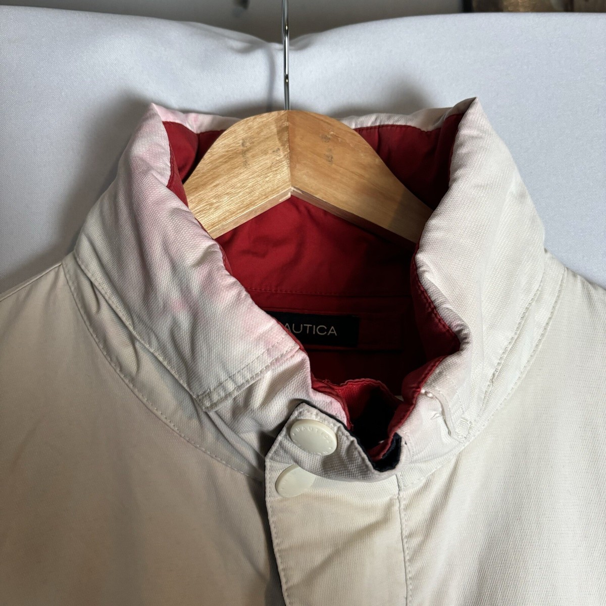 Vintage 90s Nautica Men's Jacket Reversible Double Layer Two