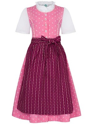 Kinderdirndl 52419 rosa Isar-Trachten Trachtenmode Sommer Frühlingsfest