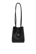 FENDI Origami Mini 1950 Black Leather Shoulder Bag New  Authentic