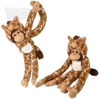 RI T) 27.5'' Dressed Giraffe Hanging Monkey