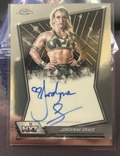 2026 Topps Chrome WWE JORDYNNE GRACE On Card AUTO NXT