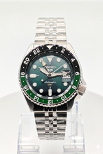 SEIKO 5 Sport GMT SSK035 Orologio Automatico Uomo Bracciale Acciaio VERDE
