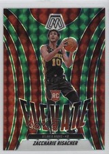 2024-25 Panini Mosaic Elevate Green Mosaic Prizm Zaccharie Risacher #8 1op8