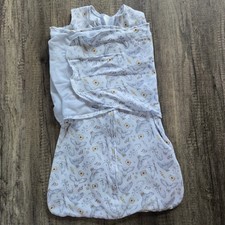 HALO Harry Potter SleepSack Swaddle Small 3-6M Hedwig Owl Wizarding World White