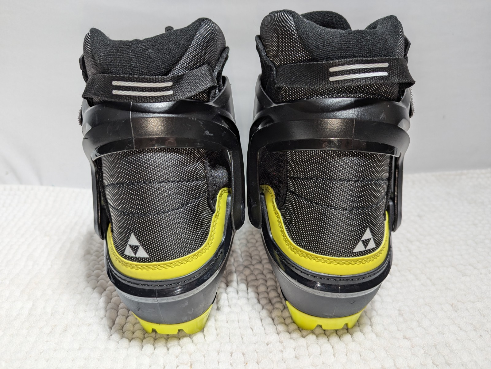 SALOMON Fischer RC3 Scarponi da Sci di Fondo da Skate Uomo Nero Giallo EU 46