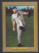 Brandon Webb Arizona 2006 Topps Turkey Red Gold Border Prominent Base #479