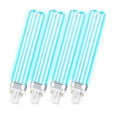 4pcs UV UV-C Light Bulbs 9W G23 Base Replacement Bulb for Outdoor Pond2879