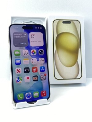 Apple iPhone 15 イエロー　本体 Amazon.com: Apple iPhone 15, 128GB, Yellow - Unlocked (Renewed