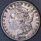1883 $1 MORGAN SILVER DOLLAR KM#110 Grade:  F+/VF A6885
