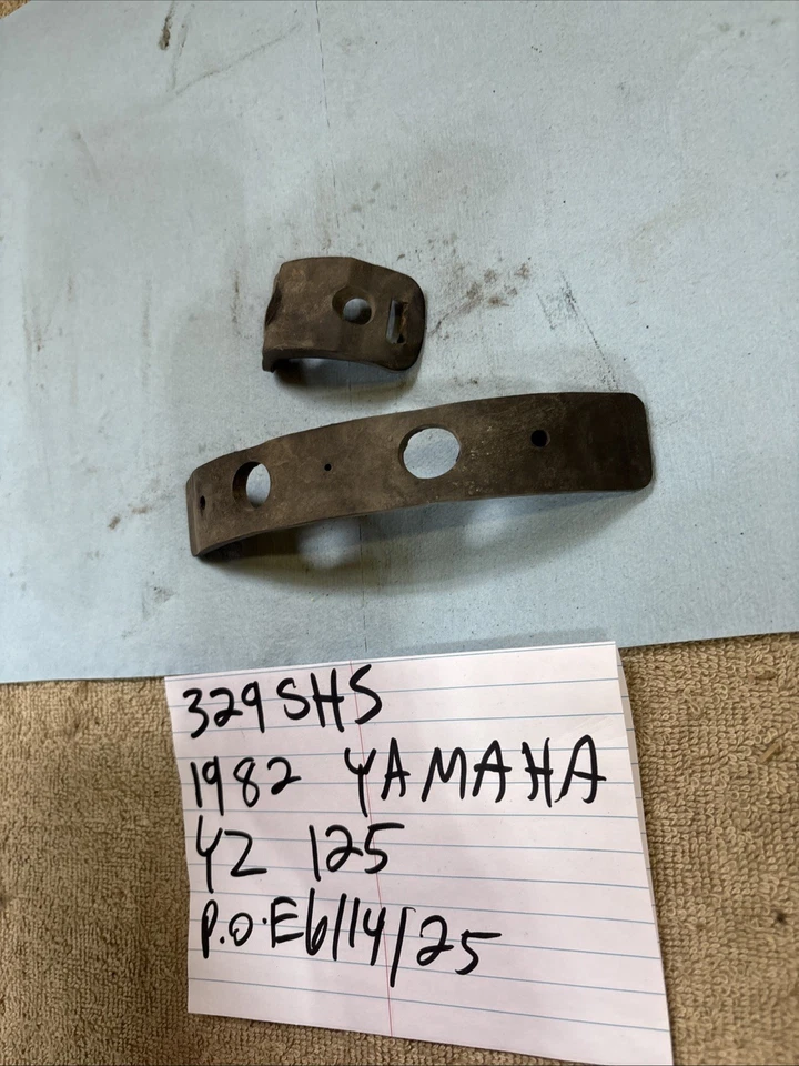 Yamaha YZ 125 1982 tanque de gasolina parachoques de goma 329 Foto 4 de 4