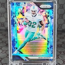 Panini Prizm Kenyan Drake #84 Camo Prizm 18/25 Miami Dolphins Football