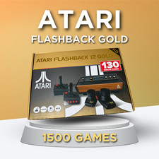 Atari Flashback Gold Console 50th Anniversary Edition 1500 Games with 2 Pedals