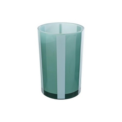Vase Glas grün 12x12xh.18 cm modernes elegantes Design Bonboniere 2026 Rega Idee