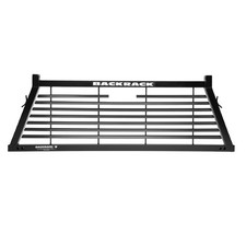 Backrack Aluminum Powdercoat Cab Guard Frame Louvered Rack For F-250 F-350 F-450