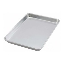 Winware Winco ALXP-1013 1/4 Size 9-1/2 13 Bun Cake Sheet Pan 20 Gauge Aluminum