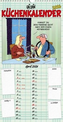 Uli Stein Küchenkalender 2026: Monatskalender für die Wa... | Buch | Zustand gut