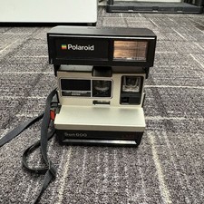 Polaroid Sun 600 LMS Instant Camera UNTESTED For Parts Or Display